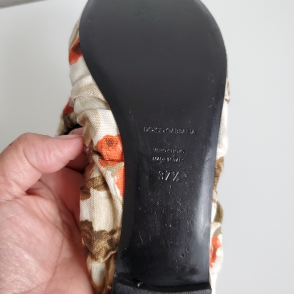 Dolce & Gabbana Ballerina Flat shoe size 37 1/2. - Picture 14 of 15